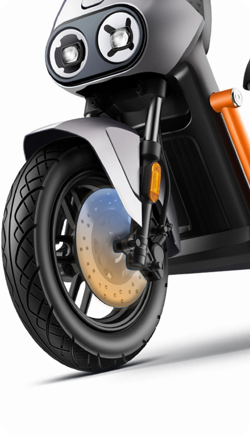 Scooter électrique vue avant