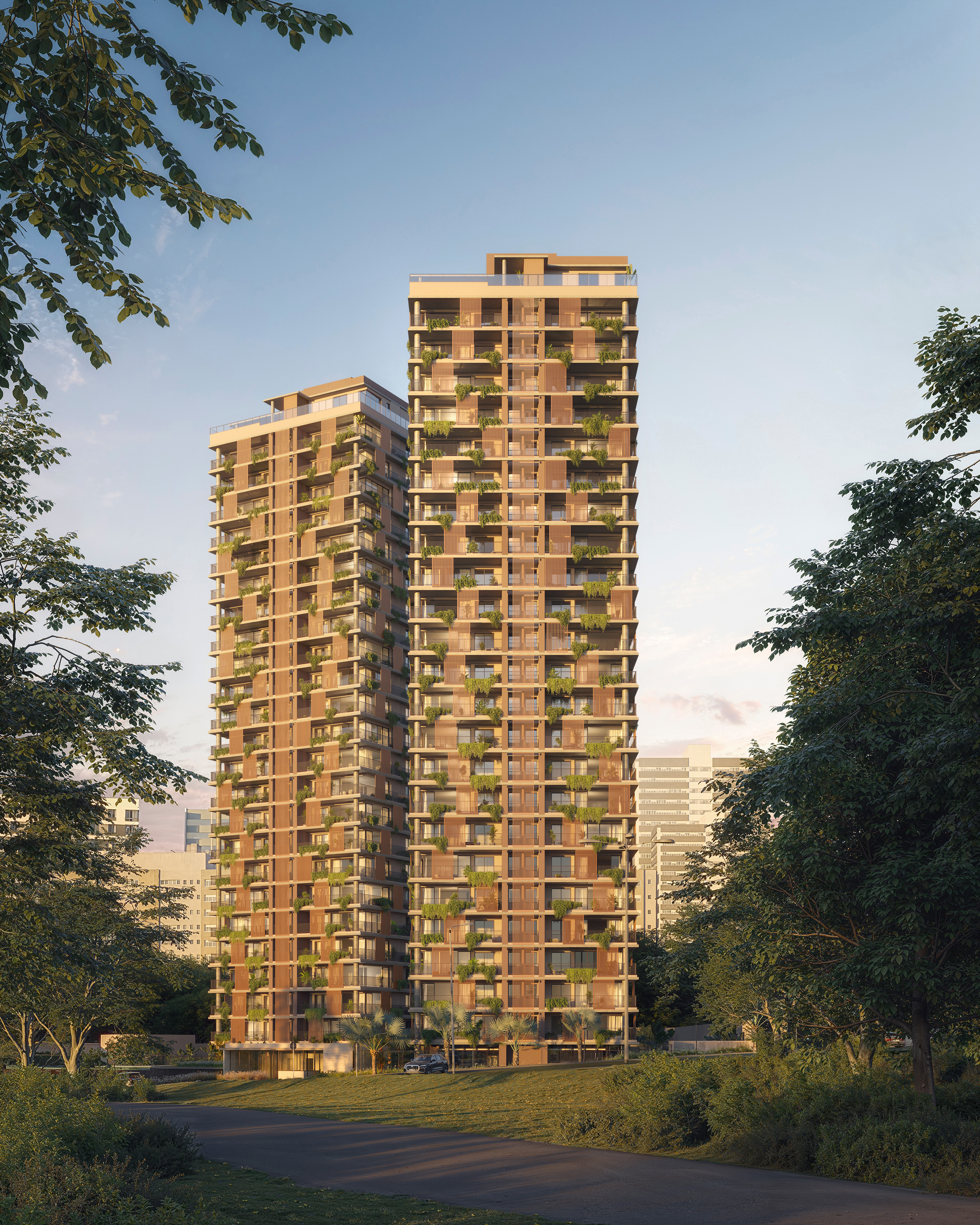 Arboreto Mirante – Fachada Vista Parque