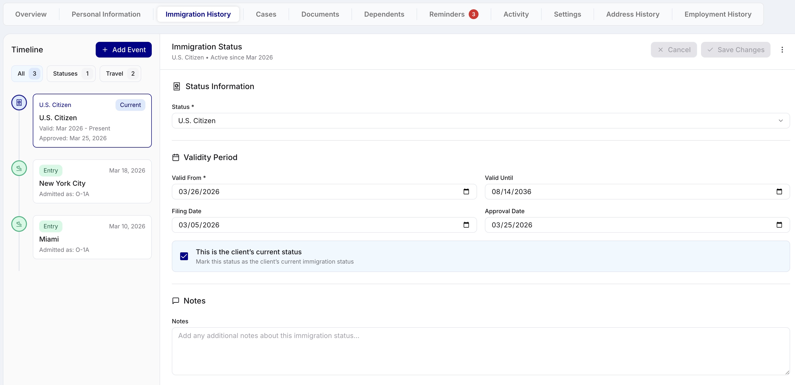 CaseBlink Pro CMS Dashboard