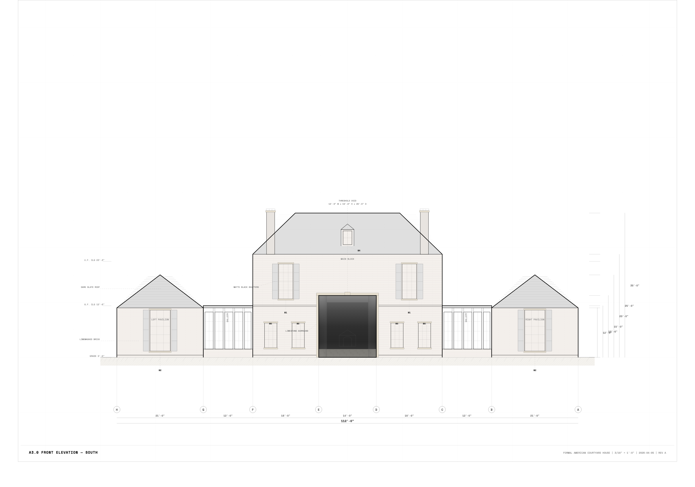 Townhome exterior — elevation view