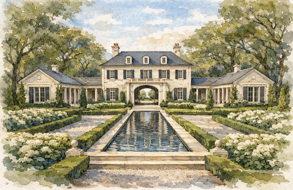 Townhome exterior — street view