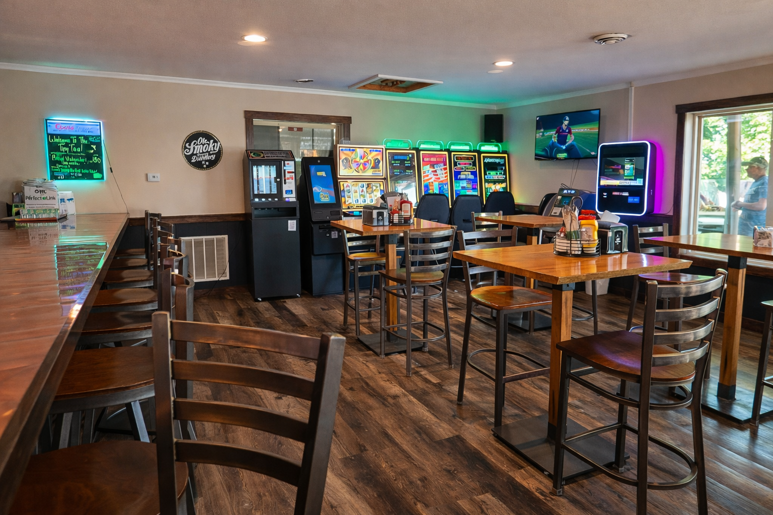 Inside Tipsy Tee Tavern bar and venue Adams WI