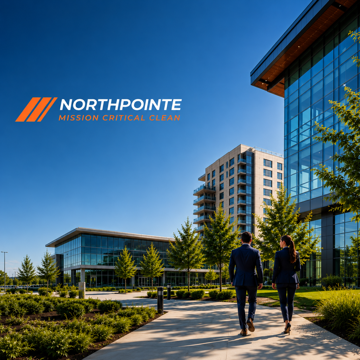 Modern commercial property building