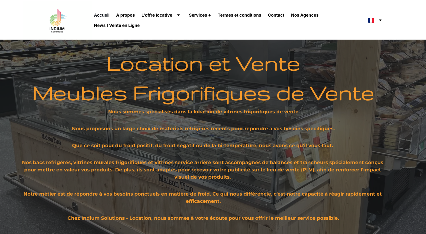 Indium Location — Location de matériel frigorifique