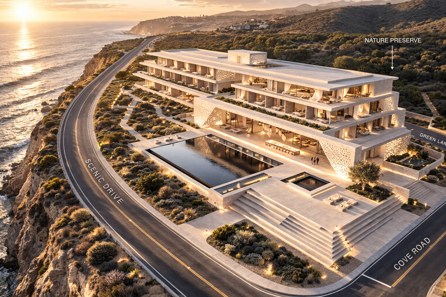 BrandClave concept direction — spatial language and material system