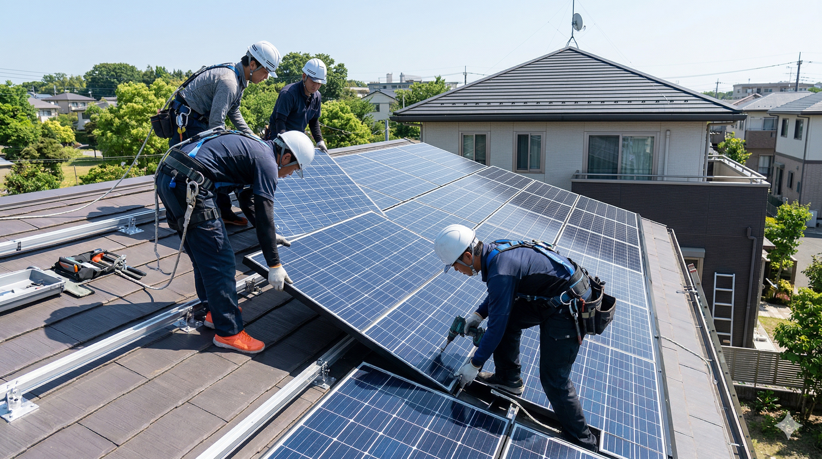 太陽光パネル設置工事
