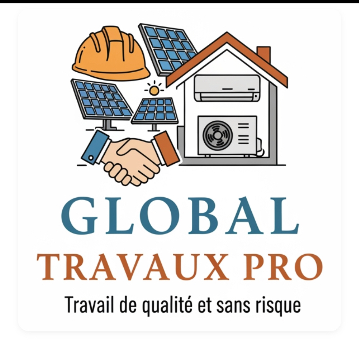 Global Travaux Pro — Solar Direct Logo
