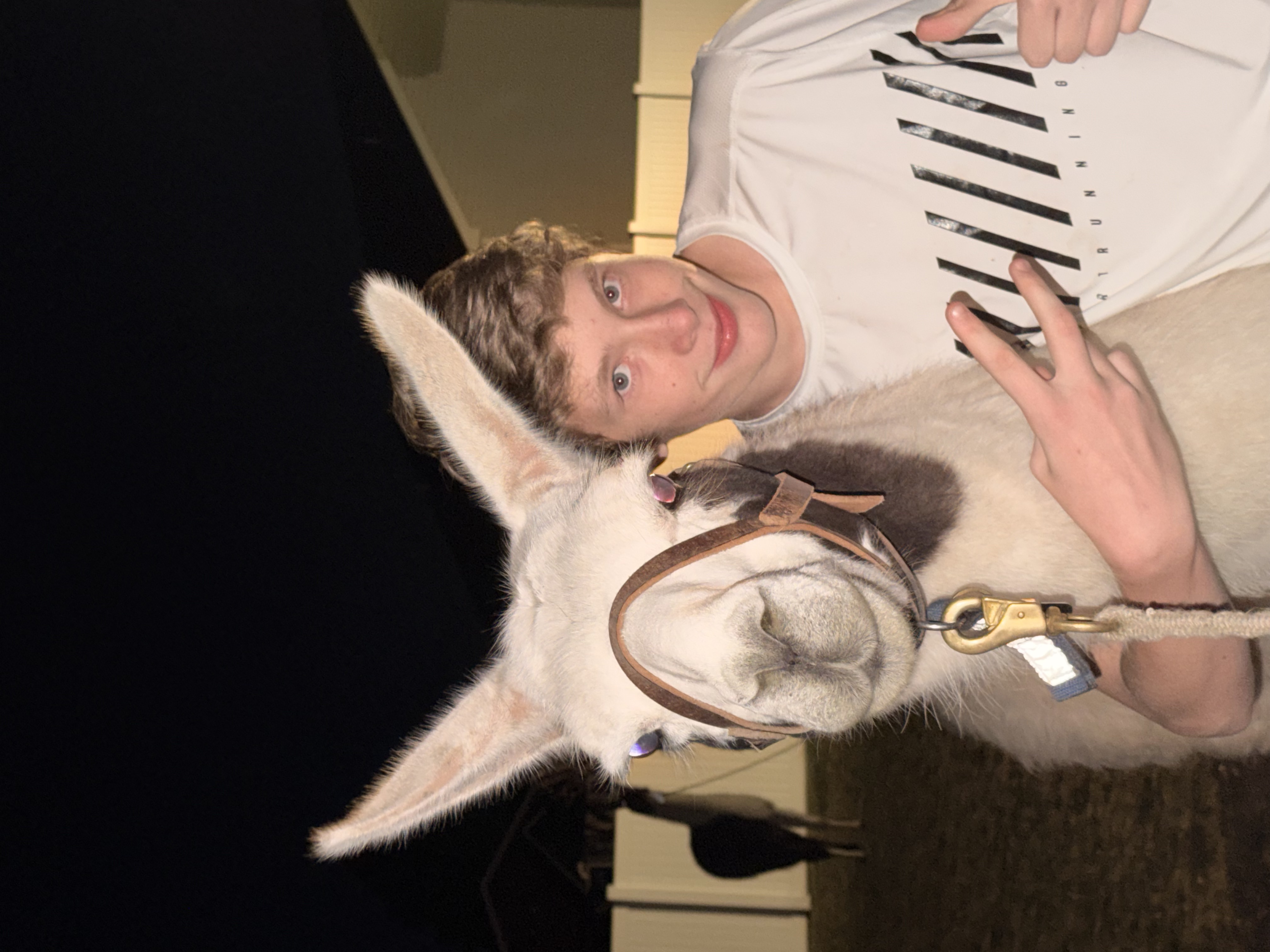 Kaden and Zack at work