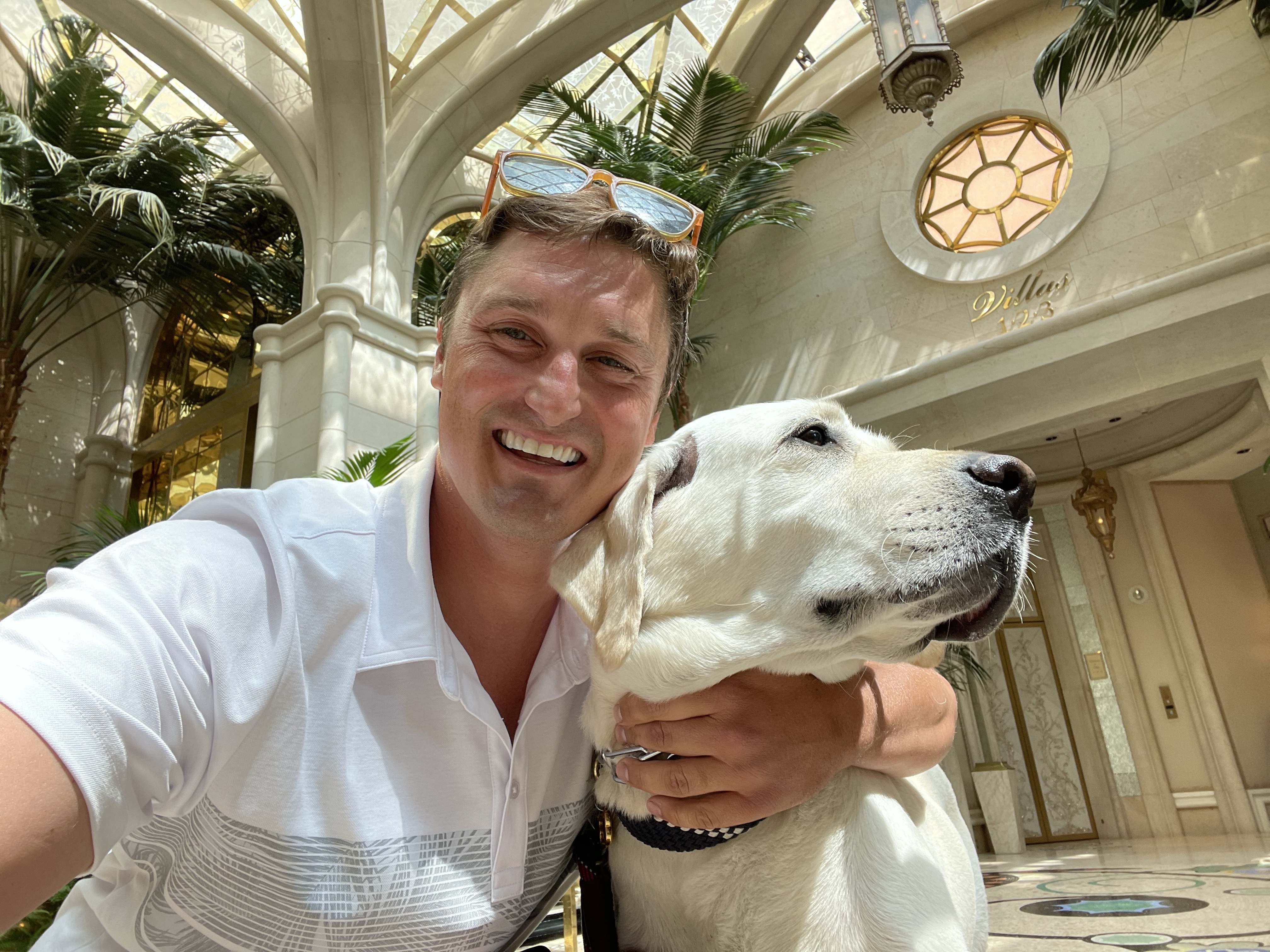 Joel Larson on the campaign trail