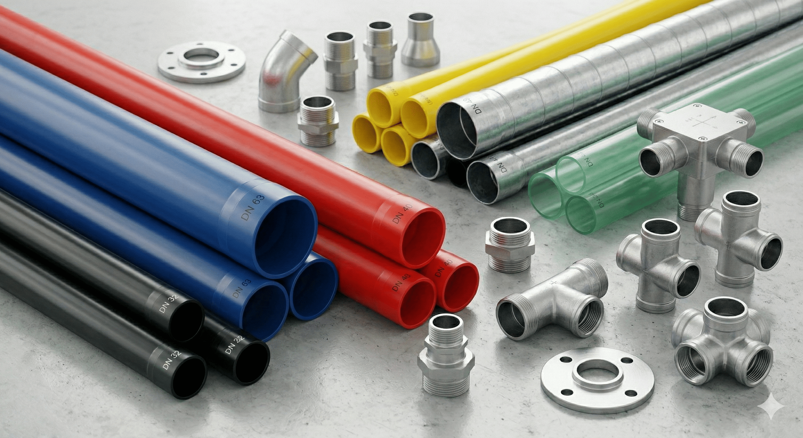 Üst Yapı Elektrik Tesisat Düz Boru ve Ek Parçaları