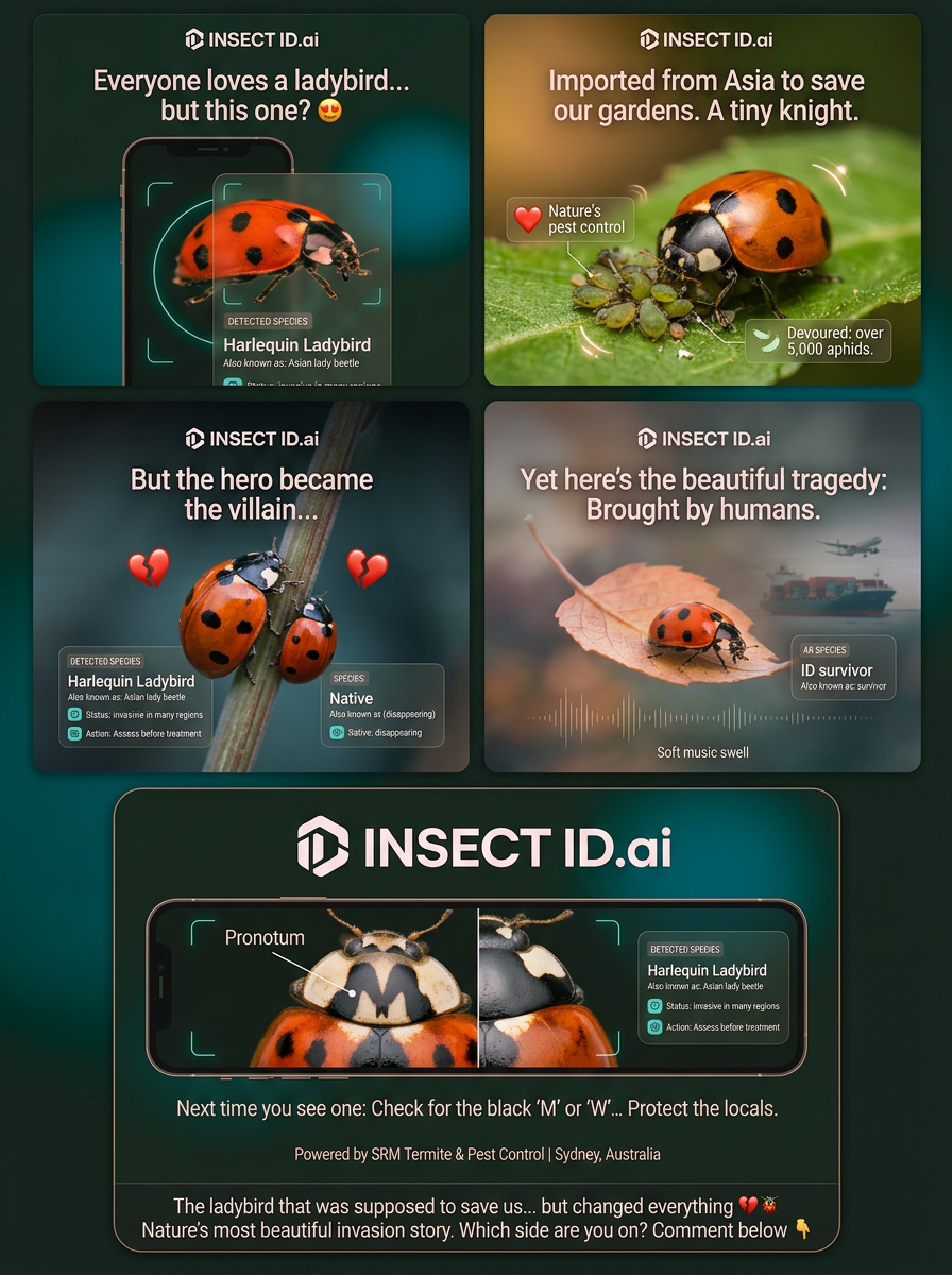Meet the Harlequin Ladybird - InsectID AI Powered Insect Identification