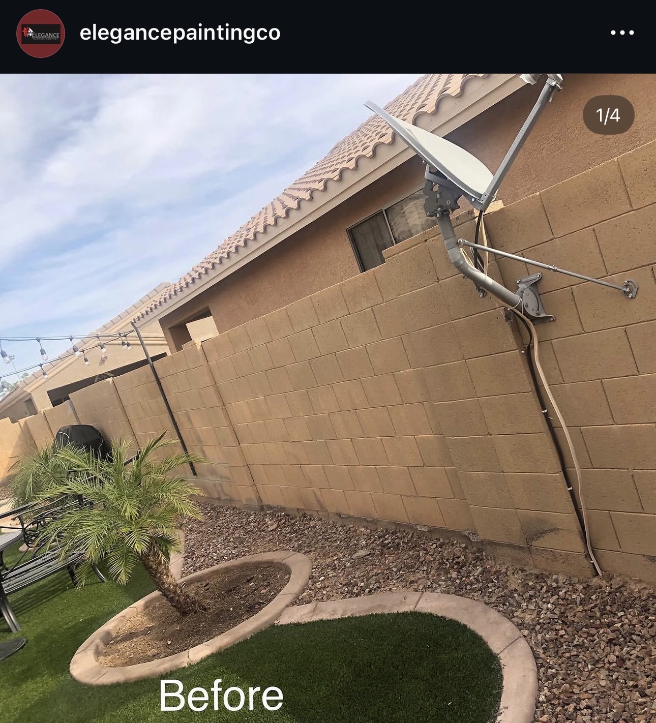 Interior Room — Before — Elegance Painting, Phoenix AZ