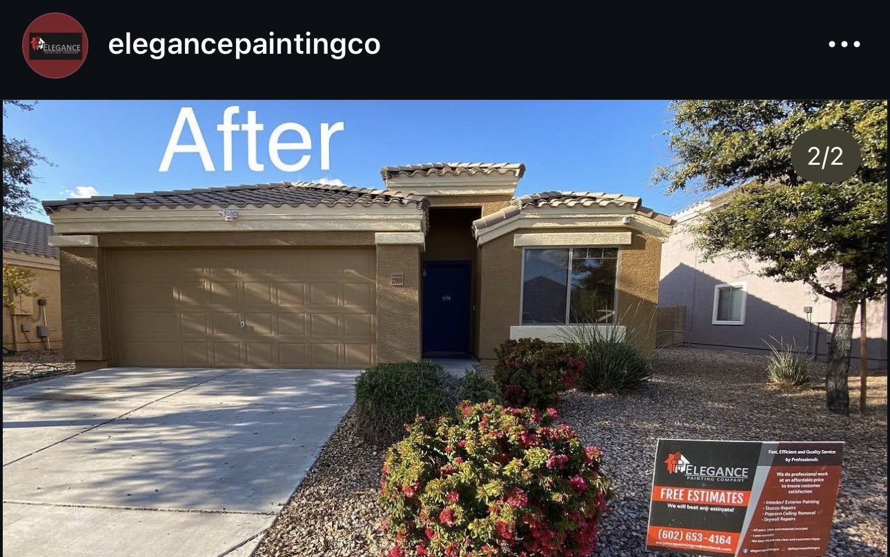 Exterior — After — Elegance Painting, Phoenix AZ