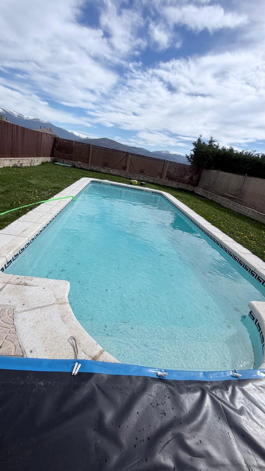 Reparación de ósmosis y rehabilitación de lechada en piscina de fibra de vidrio en Tabanera del Monte, Segovia – foto 3