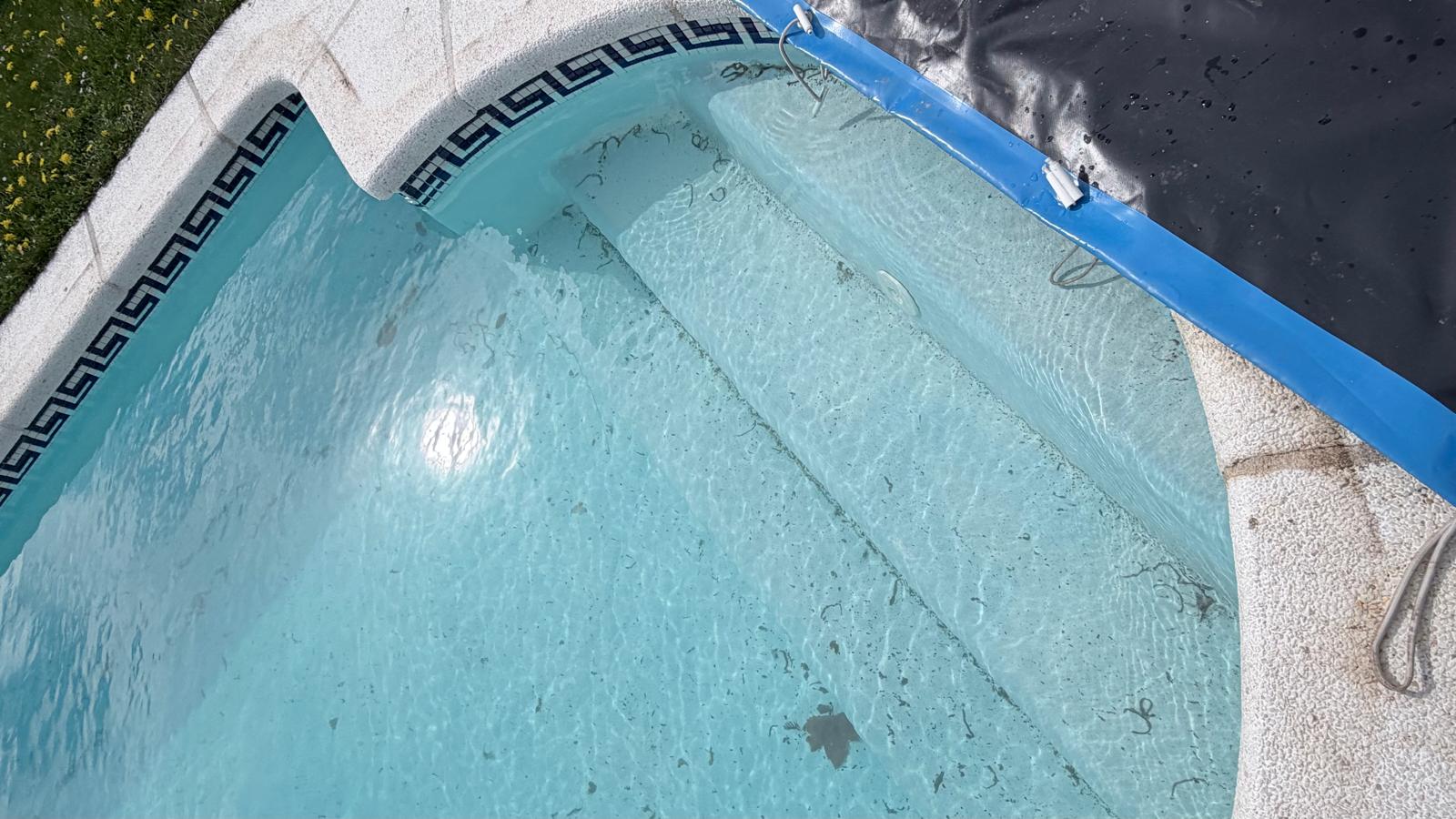 Reparación de ósmosis y rehabilitación de lechada en piscina de fibra de vidrio en Tabanera del Monte, Segovia – foto 4