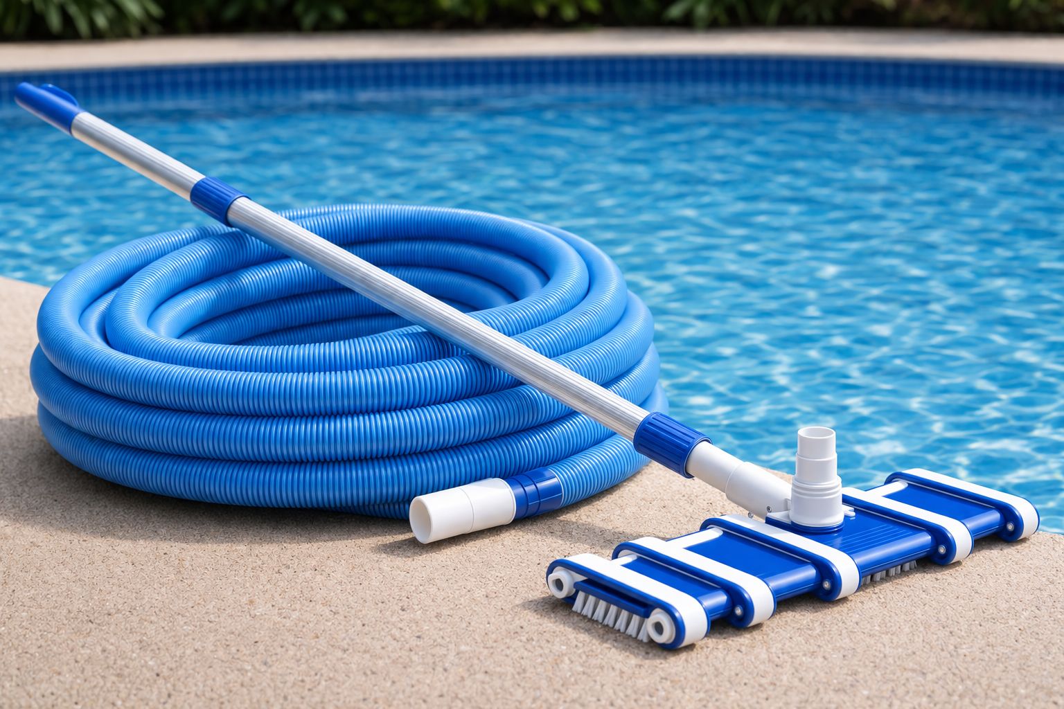 Kit limpiafondos manual completo para piscina