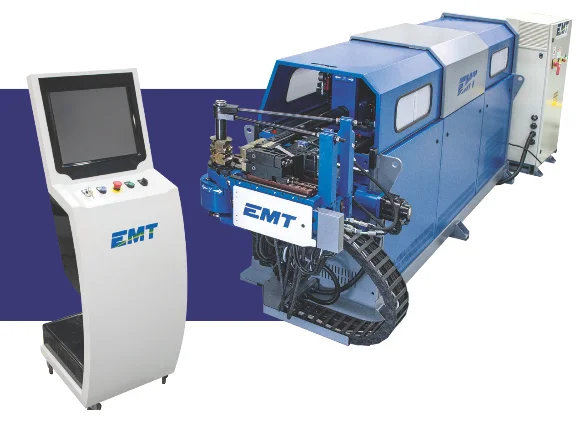 Curvadora CT32-42 em operação