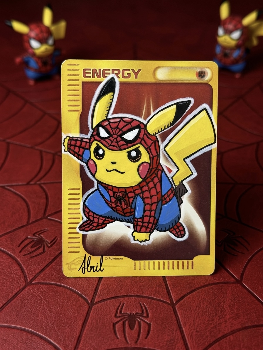 Pikachu x Spiderman