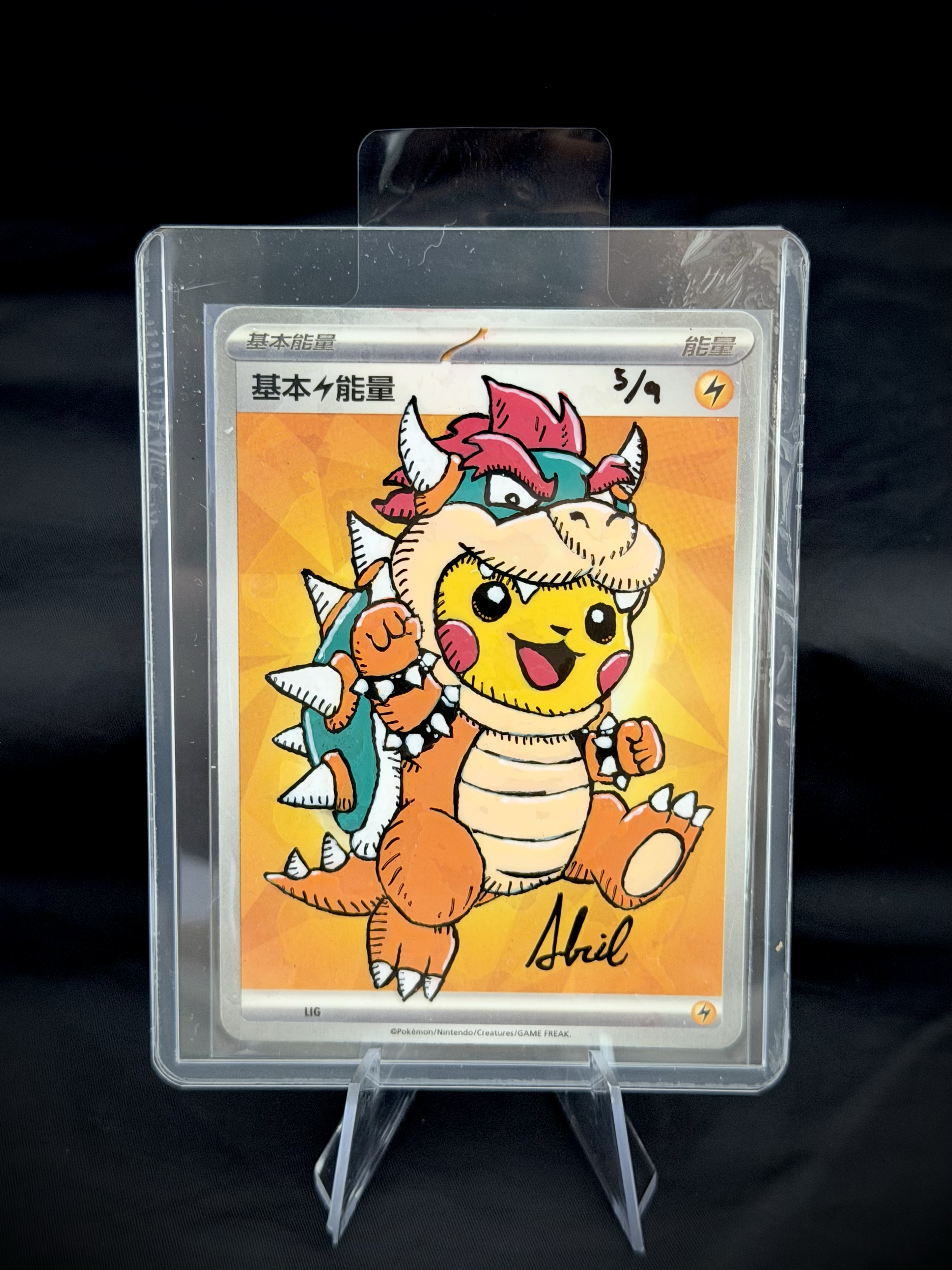 Pikachu x Bowser