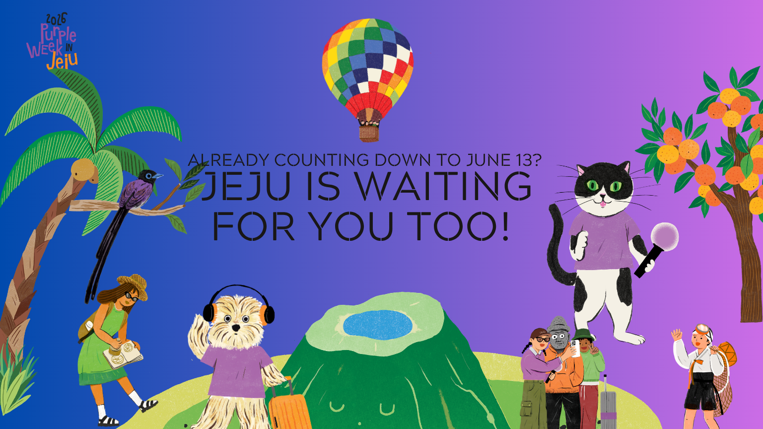 Purple Week in Jeju Hero