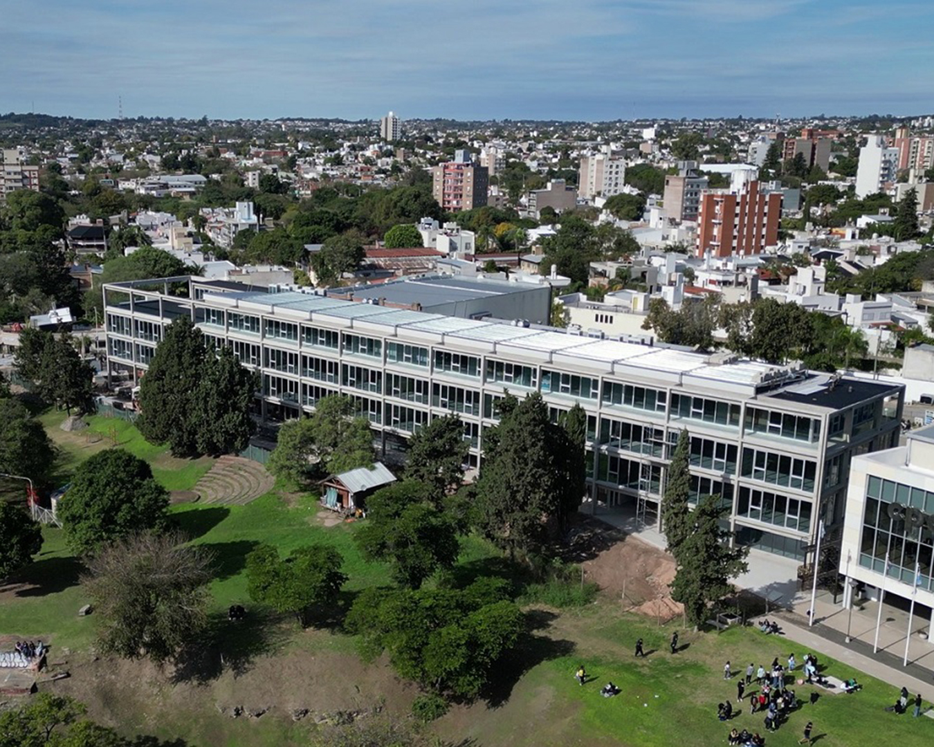 Vista aérea del Mirador TEC