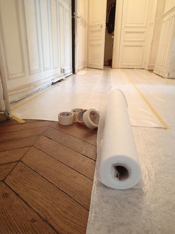 Après rénovation peinture — Cuisine ouverte Paris 11e — Bastille