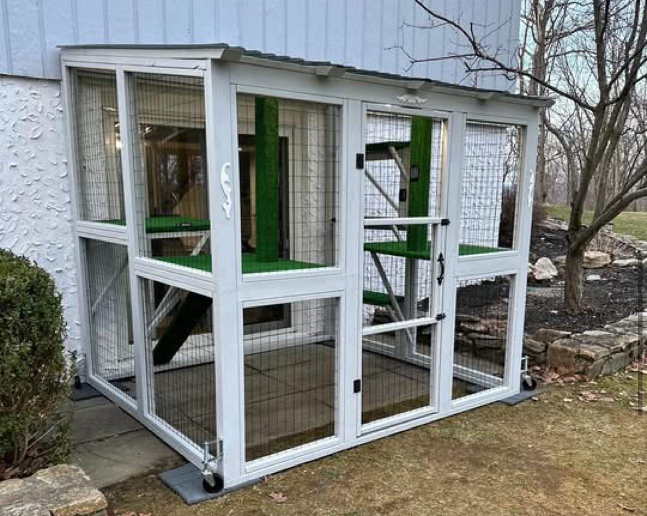 Completed custom catio by 2 Brothers