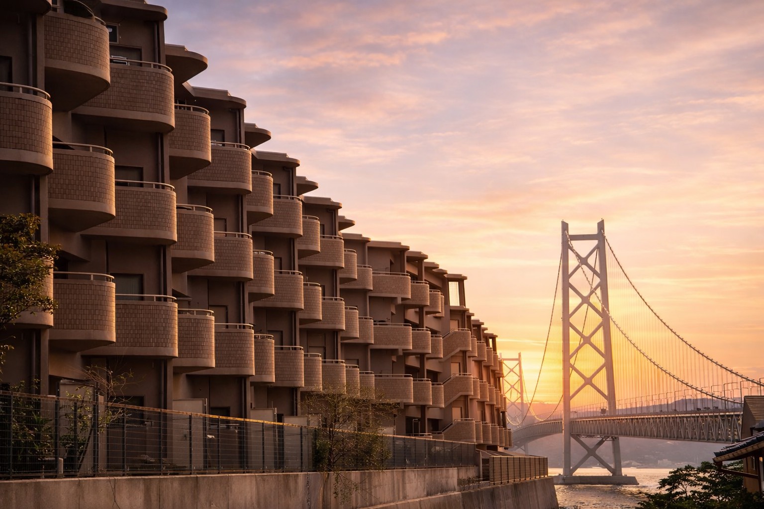 パーク・フィールド垂水舞子 外観 夜景 神戸市垂水区 中古マンション パークフィールド垂水舞子 外観(夜景)