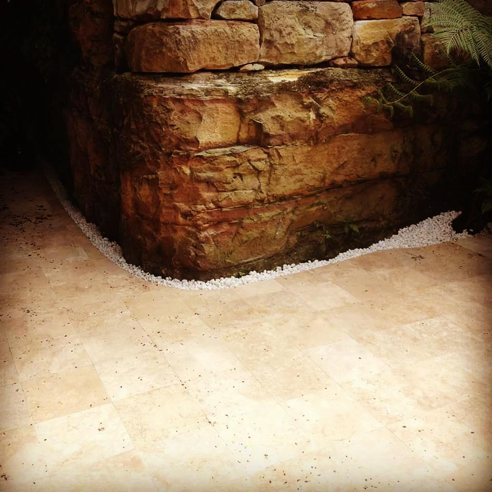 Scope Tiling natural stone outdoor tiling detail Sydney