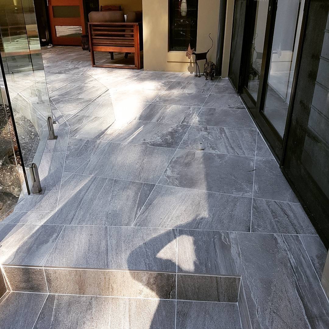 Scope Tiling outdoor patio deck tiling project Sydney