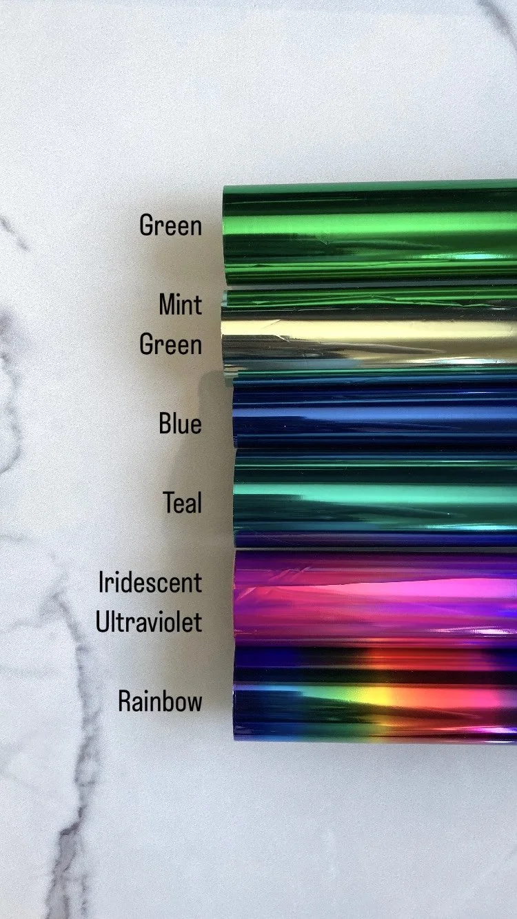 Custom foil color choices