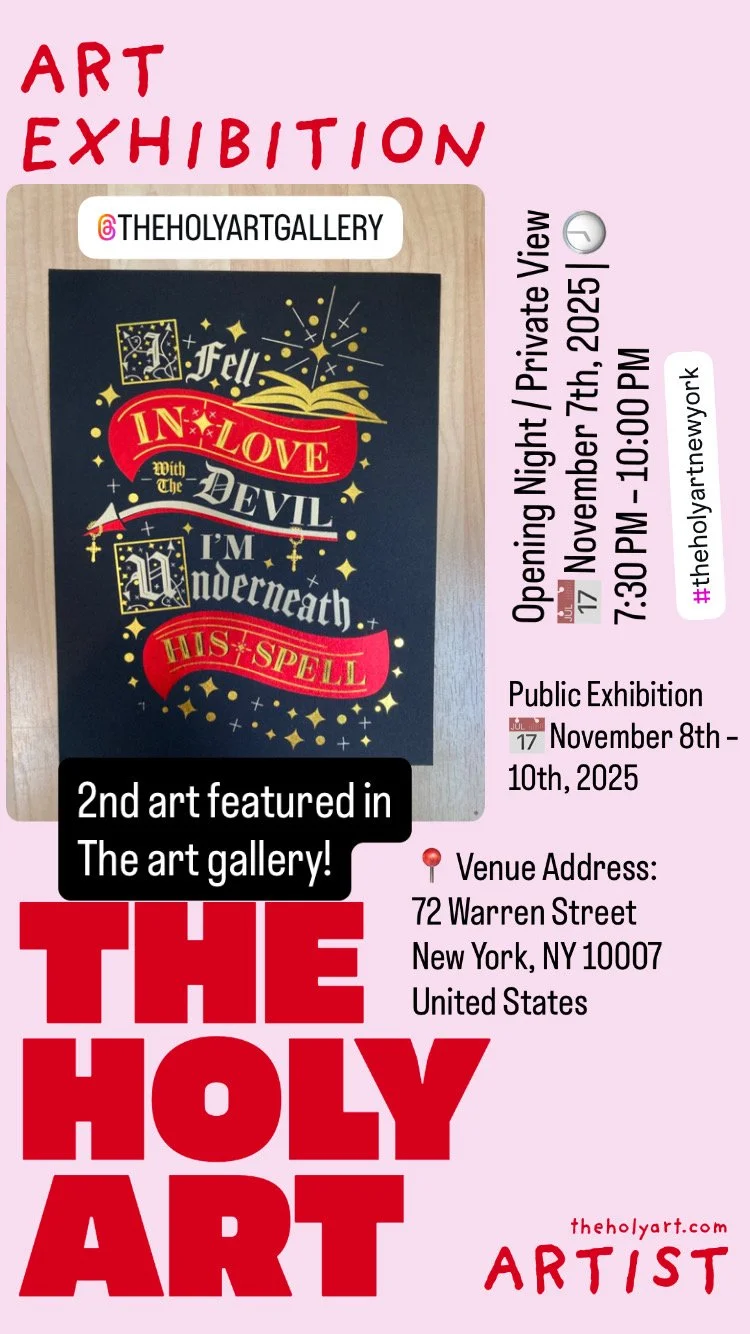The Holy Art Gallery Art Exhibition Feature (Updated with work on display!)