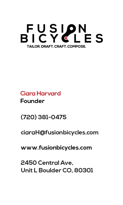 Fusion Bicycles Stationery — view 2