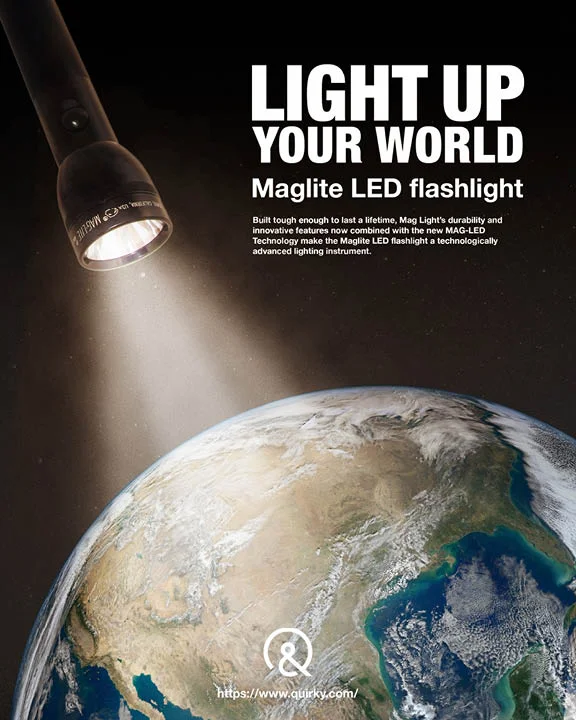 Maglite LED Flashlight Ad