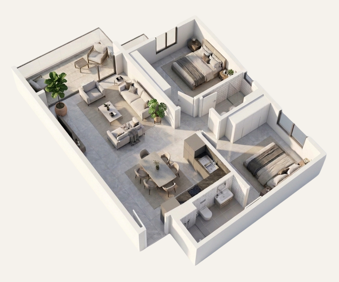 Tribute House — 2-Bedroom