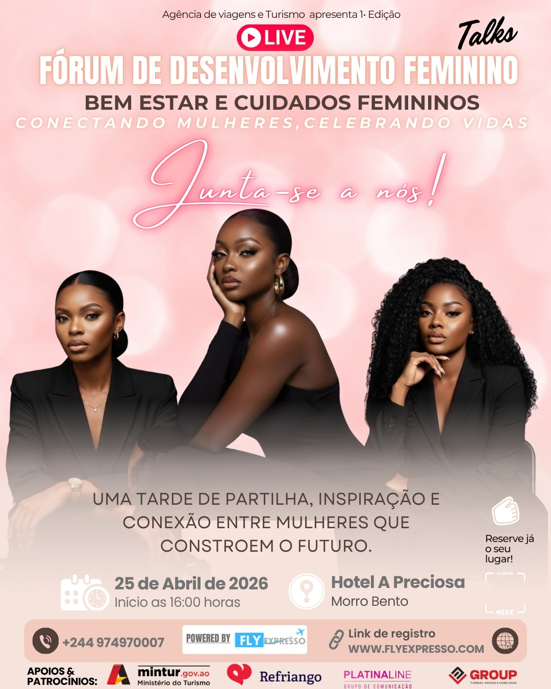 Flyer Fórum de Desenvolvimento Feminino