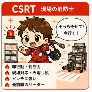 現場の消防士
