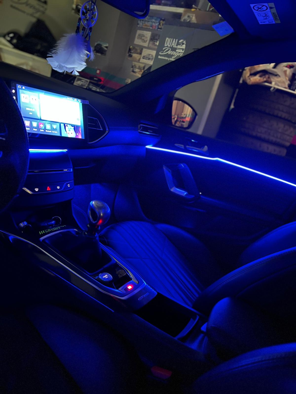 Luz Ambiental Peugeot 308