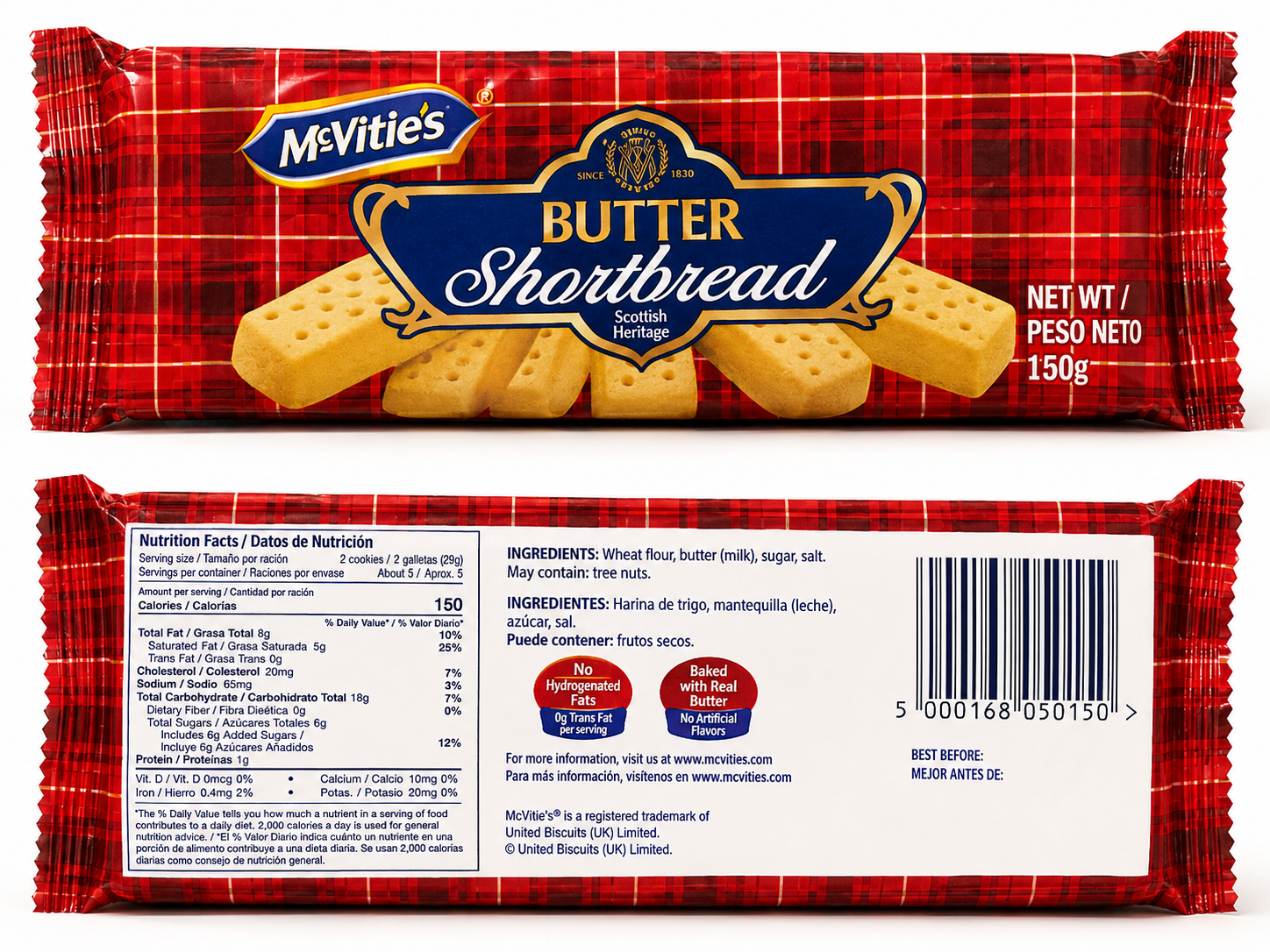 McVitie's Butter Shortbread – 150g