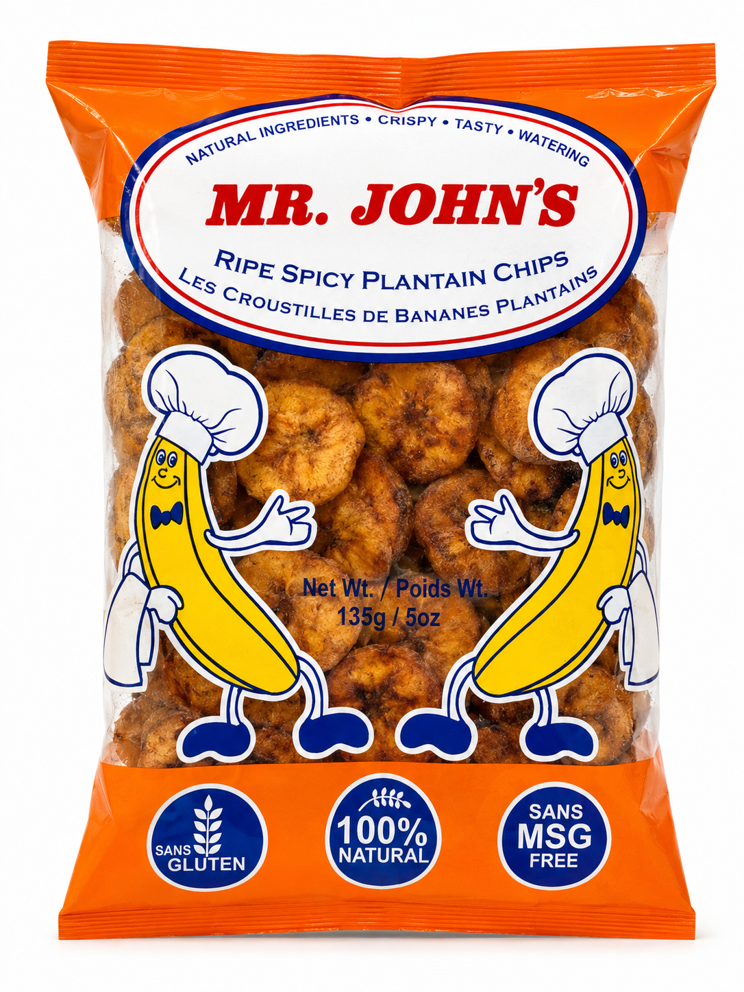 Mr. John's Ripe Spicy Plantain Chips – 5 oz