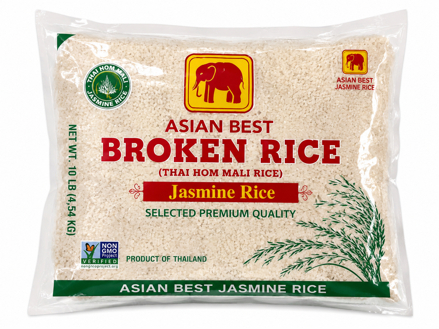 Asian Best Broken Jasmine Rice – 10 lb