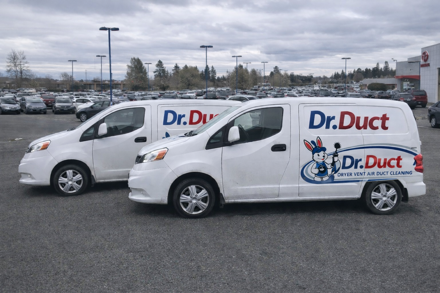 Dr. Duct Seattle service vans