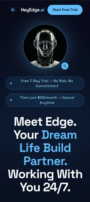 HeyEdge.ai interface on mobile