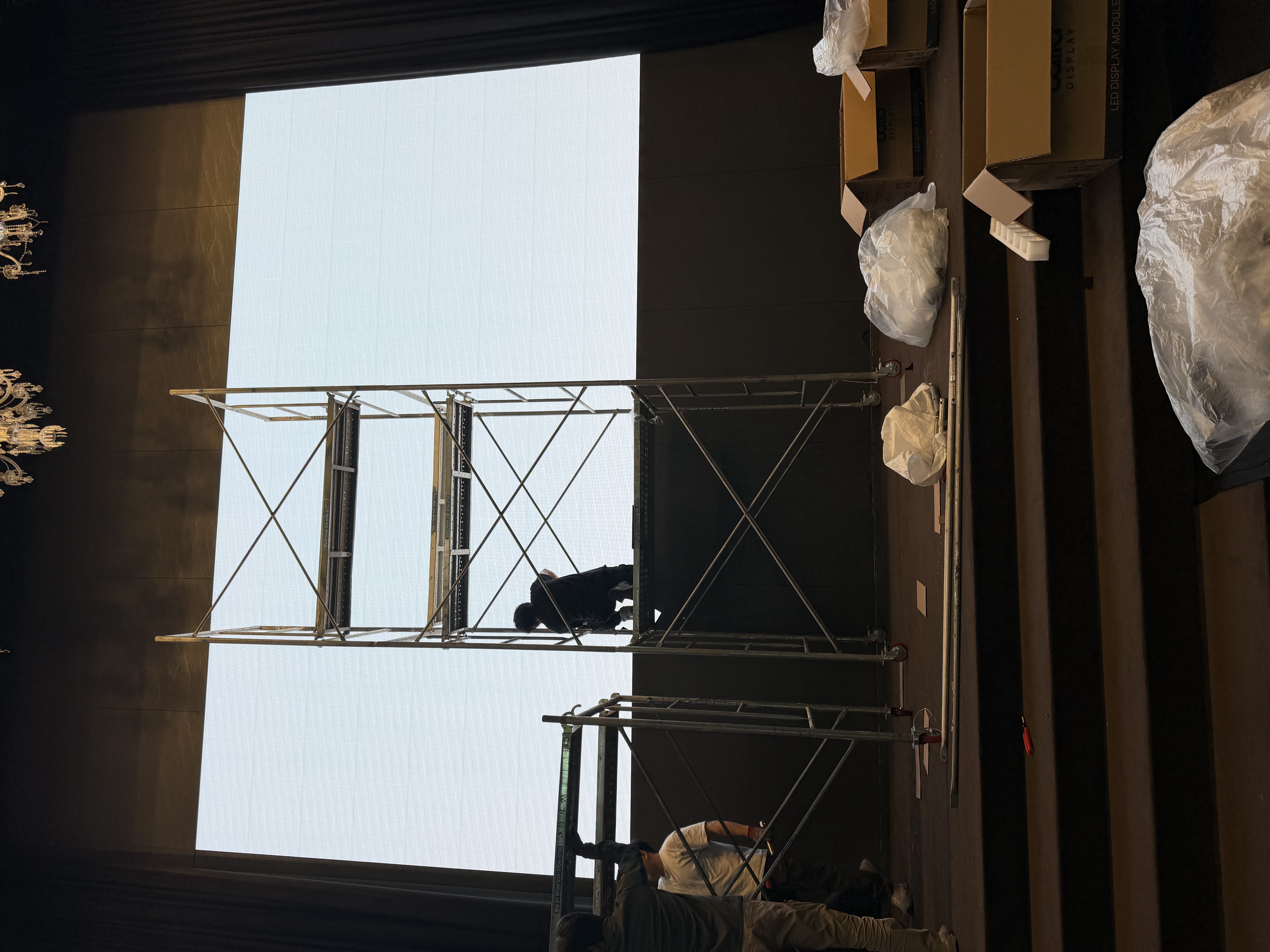 대전 호텔선샤인 그랜드볼룸 LED스크린 308인치 설치