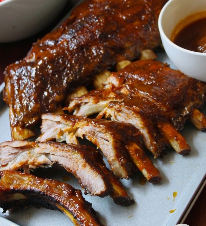 Costillar a la Brasa Entero BBQ