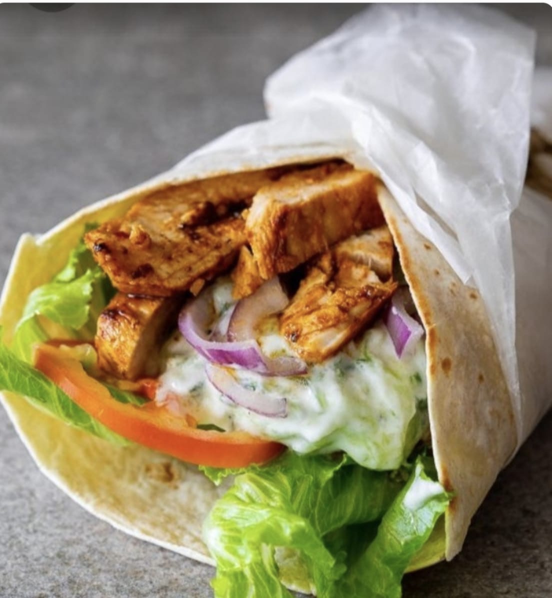 Wrap de Pollo Crujiente