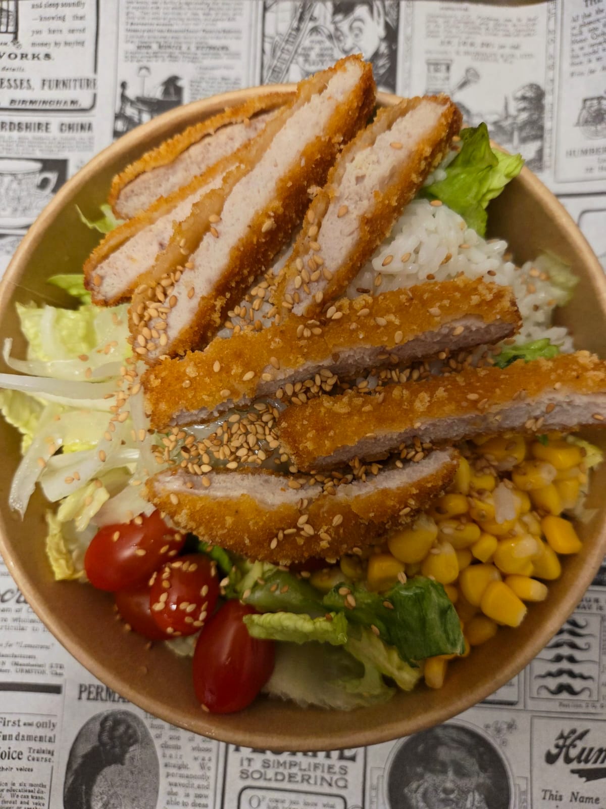 Bowl de Pollo Crujiente