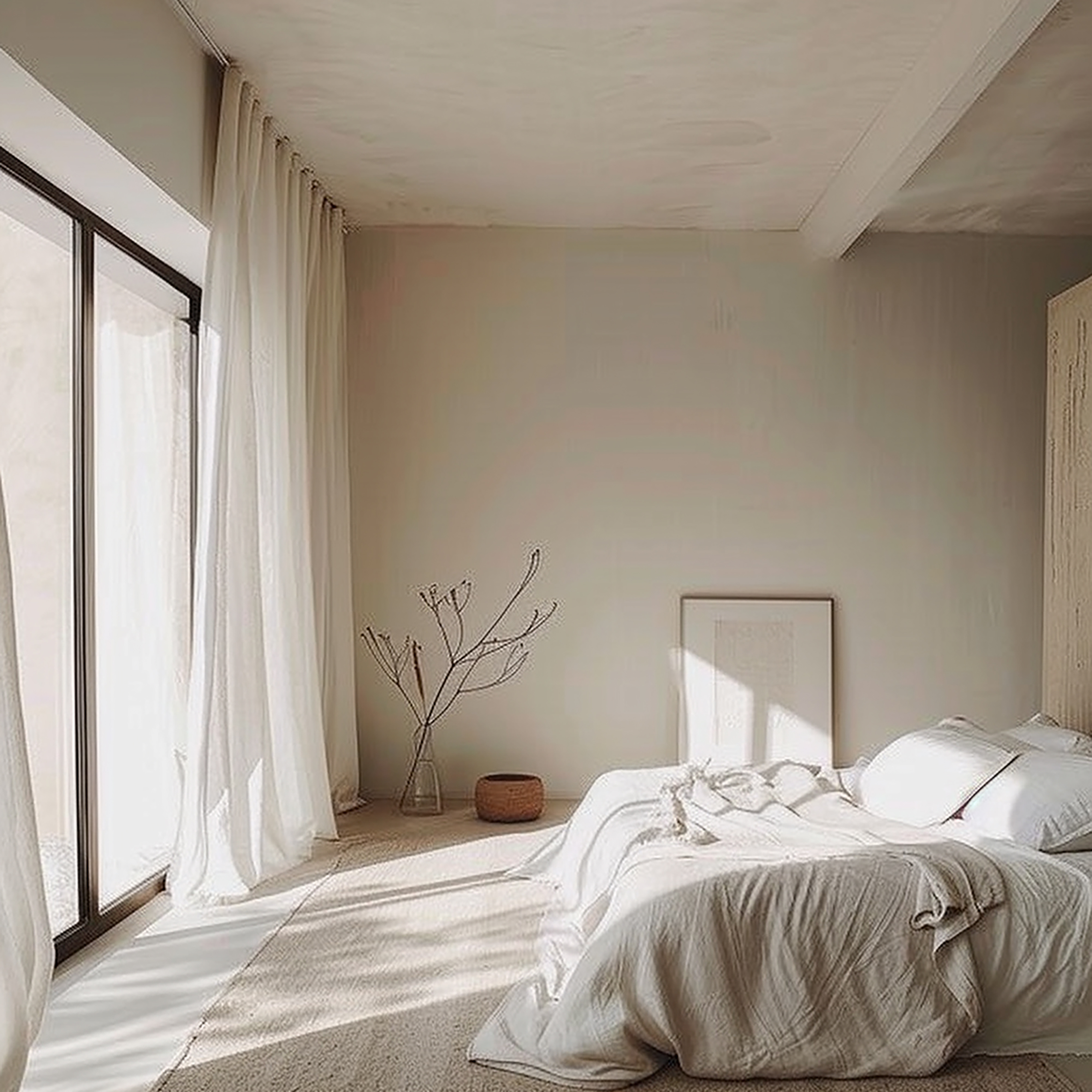 Contemplative elegant interior