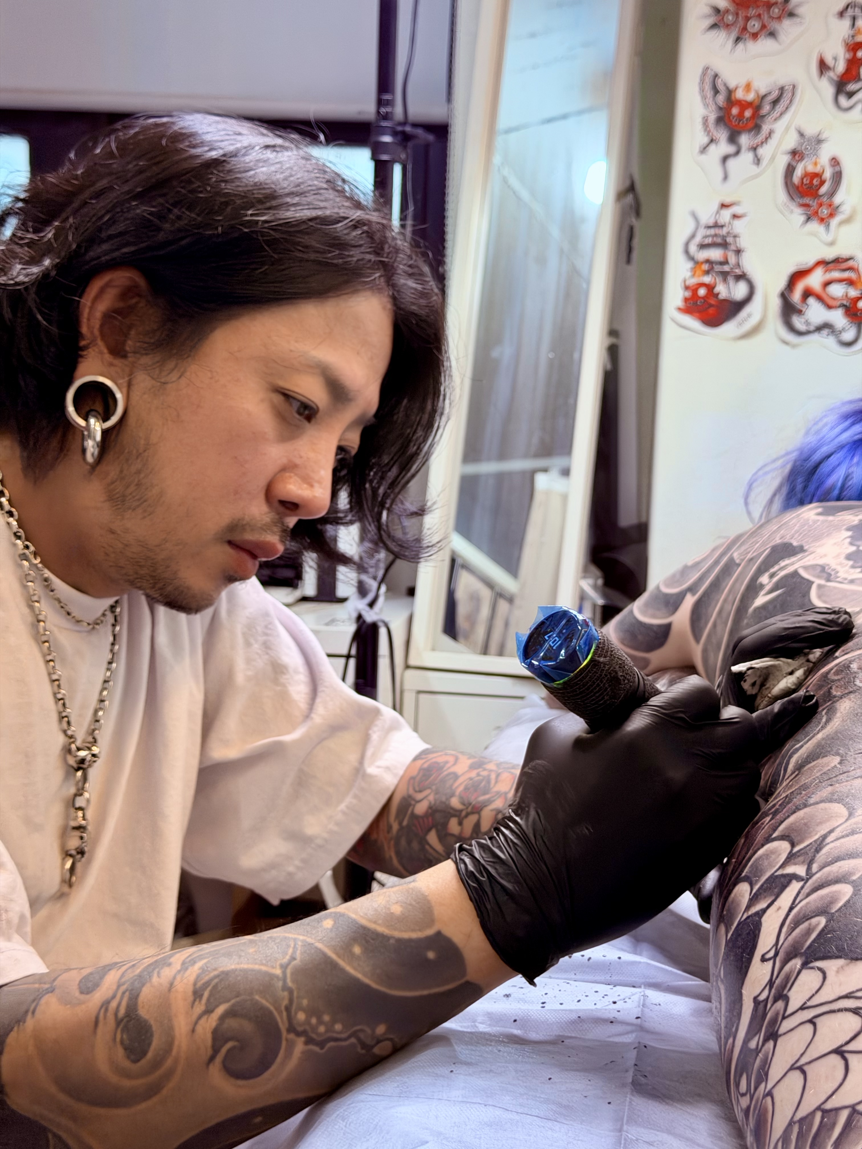 Tattoo work in progress