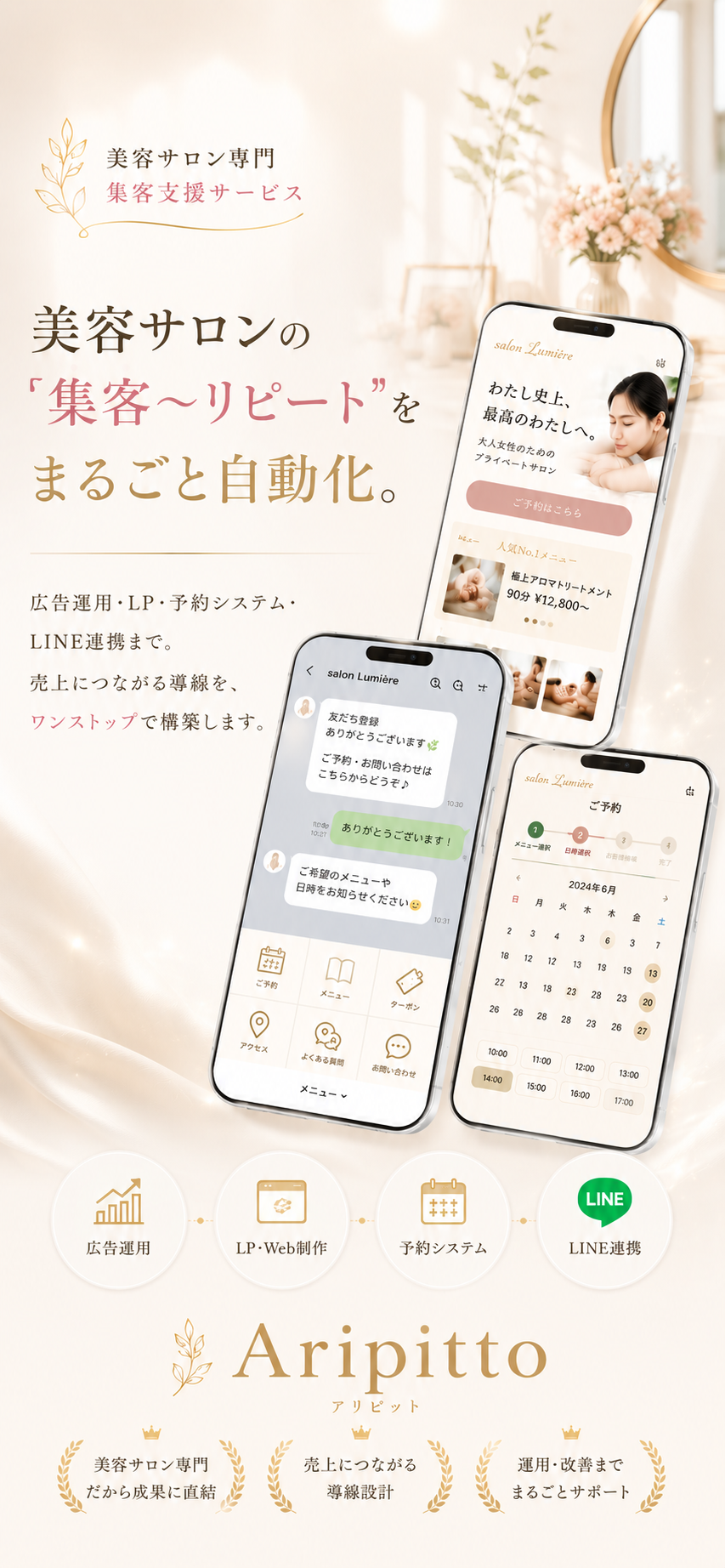 Aripitto 美容サロン集客支援サービス